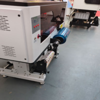 Imprimante à plat UV jet d'encre DTF tout-en-un professionnelle neuve, vitesse de 3 m/h, pour la production d'étiquettes en cristal et les ateliers d'impression