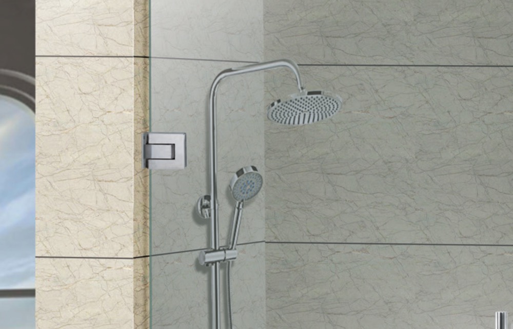 FENGZE Best Price Excellent Abrasion 90 degree  Shower Door Pivot Hinge Glass Door Hinge