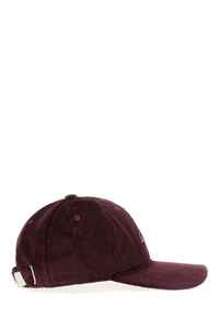 Quality Guarantee Designer Drole De Monsieur <b>Corduroy</b> Burgundy Velvet Baseball <b>Hat</b> Cotton Stretch <b>Hat</b> - Product Image 2