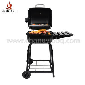 Parrilla de Carbón para Exteriores HONGYI con Ruedas, Parrilla Multifuncional para Camping de Acero Galvanizado BQ207809 - Product Image 3