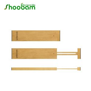 Legno di faggio Regolabile Cassetto Divisori (Set di 4) Cassetto della Scrivania Organizzatori per La Vostra Cucina, Camera Da Letto, Ufficio - Product Image 4