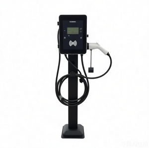 Bornes de recharge AC les plus vendues, Pièces automobiles, Station de recharge 220V sur pied, Chargeur EV AC intelligent 7kW gratuit - Product Image 4