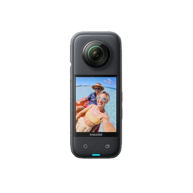 Insta360 X3 Waterproof 360 Action Camera With 1/2" 48MP Sensors, 5.7K 360 Active HDR Video 4K Single-Lens