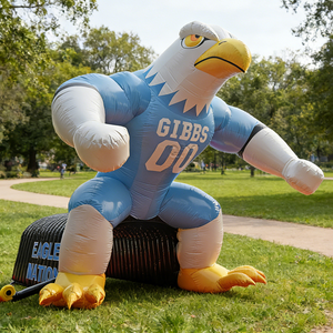 Customizable Waterproof <b>Inflatable</b> Eagle Bird Arch Tunnel Tent Advertising <b>Inflatables</b> Easy Setup for Air Blown Cartoon Entrance - Product Image 1