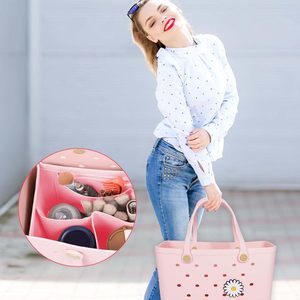 Organizador para Bolsa de Playa Bogg, Compatible con la Bolsa Bogg, Organizador para Bolsa Simply Southern, Inserto de Fieltro con 7 Bolsillos - Product Image 5