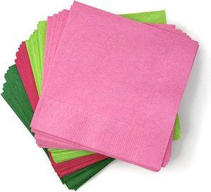 Khăn Ăn & Khăn Ăn Giấy Trang Trí Màu Nâu Đen Màu Đỏ Tùy Chỉnh Dùng Một Lần - Product Image 5