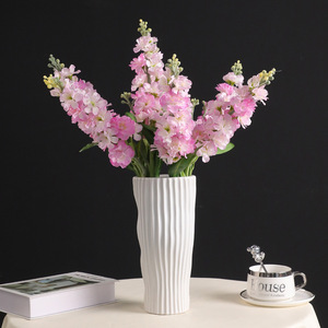 <span class=keywords><strong>Flores</strong></span> <span class=keywords><strong>Artificiales</strong></span> al por Mayor, Delphinium Larkspur, Arreglos de <span class=keywords><strong>Flores</strong></span> de Seda Púrpura para Decoración de Bodas, Alta Simulación Realista - Product Image 2