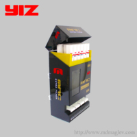 Comptoir de vente au détail Pousser automatique Acrylique Cigarette Tabac Vitrine Stand Boîte acrylique