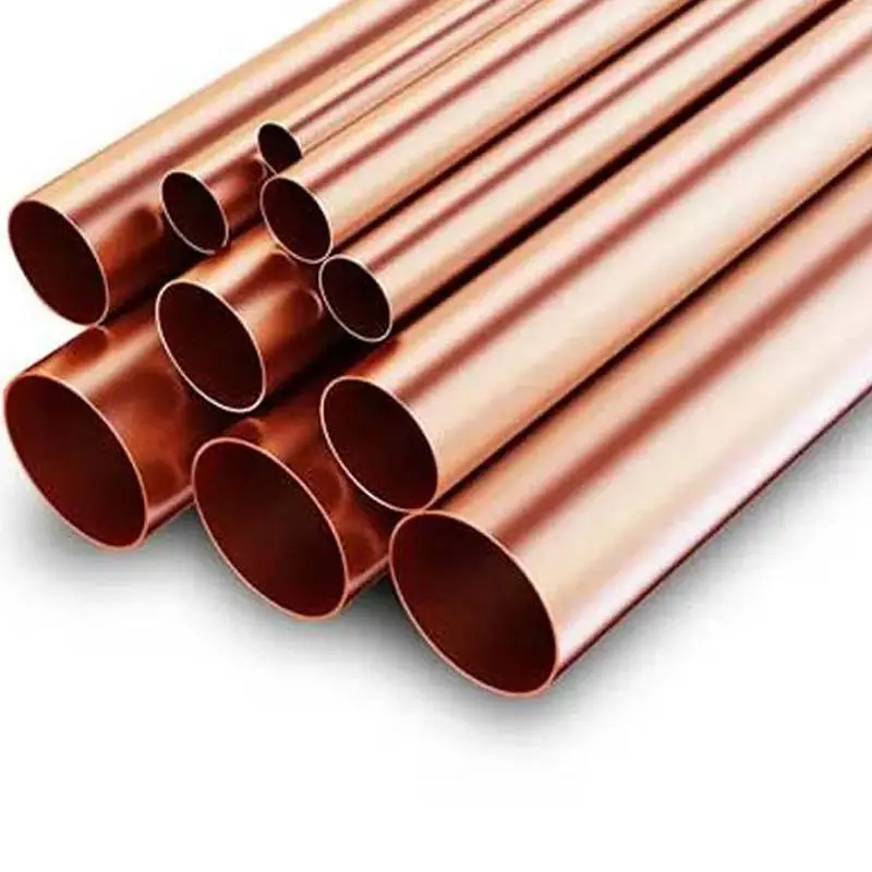 China Low Price Wholesale Copper Pipes Customized Size H80 Copper Tube Round Brass Pipe