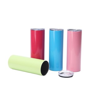 Stainless Steel Tumbler 20oz Double Wall Vacuum Insulated Cup Straight Body For Outdoor Travel Car Home Office Use - Product Image 5