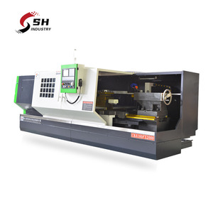 Nhà Máy Giá <span class=keywords><strong>CNC</strong></span> máy tiện quay trung tâm ck6186 Trung Quốc quay máy ngang phẳng giường <span class=keywords><strong>CNC</strong></span> Lathe máy để bán - Product Image 5