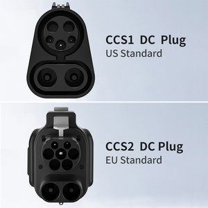 Station de recharge rapide DC pour véhicules électriques 30kW-240kW, encastrable au sol, IP54, écran tactile 7 pouces, 12 protections de sécurité pour hub de recharge autoroutier - Product Image 3