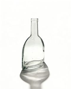 Botellas de Licor de Vidrio Curvo Transparente/Esmerilado de 500ml/700ml/750ml con Tapón de Corcho para Whisky, Brandy, Ron, <span class=keywords><strong>Vodka</strong></span> y Licores - Product Image 3