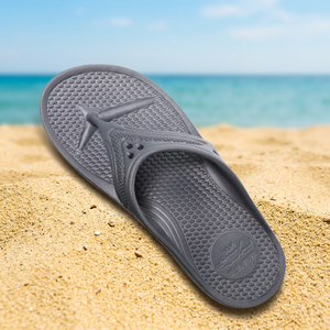Summer Breathable Anti-Slip Open Toe Flats Flip Flops with Structured Bed Eco-Friendly Arch <b>Support</b> Unisex Outdoor Shoes - Product Image 1