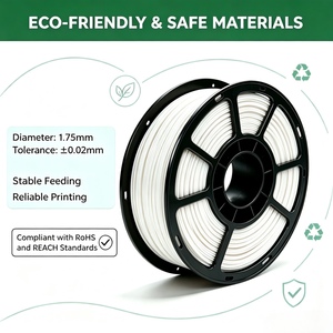 Filamento PLA Blanco Ecológico Zorvant de 1.75mm - Cumple con REACH y RoHS, Extrusión Suave, Temperatura de Impresión de 190°C, para Uso Doméstico y Escolar - Product Image 4