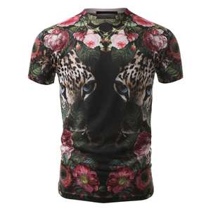 เสื้อยืดเจอร์ซีย์พิมพ์ลายแบบกำหนดเอง บริการ OEM เสื้อยืดดริฟท์พรีเมียมสำหรับผู้ชาย ผลิตจากผ้าฝ้าย/ใยไผ่ ระบายอากาศได้ดี - Product Image 2