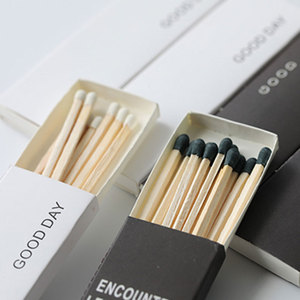 Custom Private Label Candle Use Wooden Stick Matches, Safety Matchbox Household Candle Matches