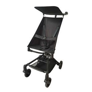 Pour Brightbebe <span class=keywords><strong>Poussette</strong></span> Coast <span class=keywords><strong>Rider</strong></span> légère et compacte à une main avec poignées réglables Roues souples pour bébé - Product Image 1