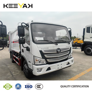 Nouveau camion compacteur de déchets Foron 6cbm, 6000 litres, moteur Cummins 4*2, camion à ordures chinois pour le nettoyage des ordures urbaines - Product Image 2