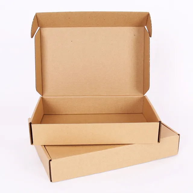 รีไซเคิลกล่องไปรษณีย์ไปรษณีย์กล่องของขวัญกระดาษแข็งที่กำหนดเองการจัดส่งสินค้ากล่องเมลพิมพ์