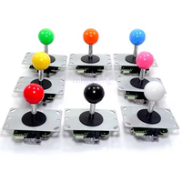 Joystick sanwa 5 broches avec dessus à boule ronde bâton de joystick d'arcade universel pour machine de jeu de combat d'arcade