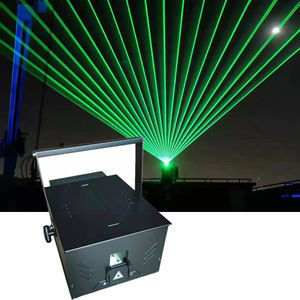 Lampe laser RGB DMX 10W/15W IP65 étanche pour extérieur, effet RGBW, animations de scène pour <span class=keywords><strong>DJ</strong></span>, parcs à thème, 25K RPM, refroidissement par air - Product Image 4