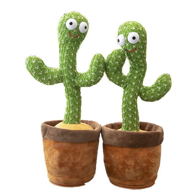 2022 Dancing Toy Cactus Dance Music Talking Toys Sing Gift Toys Speaking Dancing Cactus