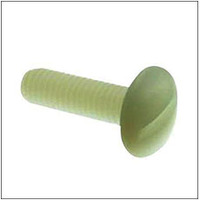 China Groothandel Zwart Wit Kleur M3 M4 Nylon M6 Pvc Bolt M7 M30 Volledige Draad Nylon Plastic Hex Hoofd Bouten en Noten Met Wasmachine