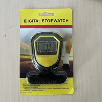 Tampilan Timer Stopwatch Olahraga Digital Elektronik dengan Waktu Tanggal Fungsi Alarm untuk Pelatih Olahraga Pelatih Kebugaran dan Wasit