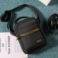 Bolso Bandolera de Nylon Ultraligero y Resistente al Desgaste para Hombre, Maletín de Negocios y Ocio, para Documentos, de un Solo Hombro