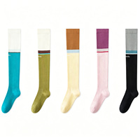 Chaussettes de compression professionnelles personnalisées pour femmes, tricotées, absorbant la transpiration, pour l'été, le fitness et la corde à sauter (vente en gros)