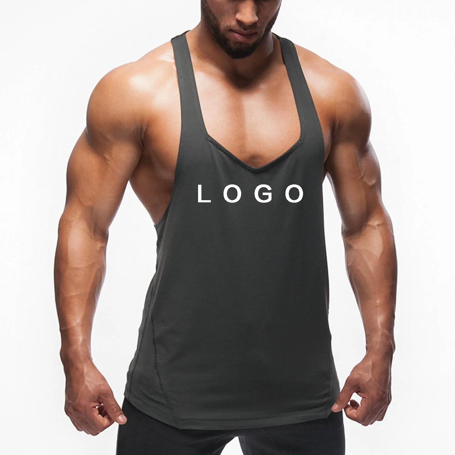 OEM Men Gym Stringe Tank Tops für Bodybuilding Fitness Stringer Tank Top