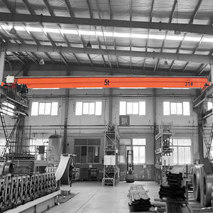 FEM Estándar Europeo HD Tipo 6m Altura de elevación Grúa puente de un solo haz 3 Ton 5 Ton 10 Ton 15 Ton 20 Ton Grúas aéreas - Product Image 3