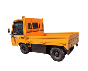 Узкодорожный Электрический Бортовой Грузовик, 4 колеса, тягач, 3 тонны, транспортный самосвал, тягач - Product Image 2