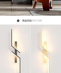 Applique da Parete a Griglia Lineare Creativa, Illuminazione Decorativa Moderna Minimalista di Lusso per <span class=keywords><strong>Soggiorno</strong></span>, <span class=keywords><strong>Pareti</strong></span> TV, Divano, <span class=keywords><strong>Pareti</strong></span> Decorative, Comodino - Product Image 5