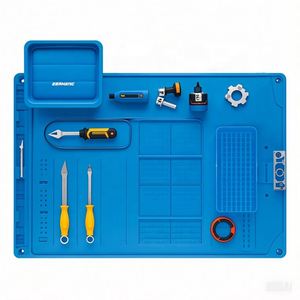 Tapis de travail magnétique en silicone personnalisé FX pour réparation électronique, plateforme d'entretien, tapis de travail rembourrés pour station de soudage - Product Image 1