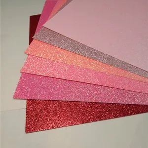 Pink Glitter Cardstock - 10 Sheets Premium Glitter Paper - Sized 12 x 12 - Perfect for Scrapbooking, Crafts, Decorations, Weddings