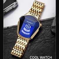 Montre homme HOURSLY 6617, style moto, cool, étanche, sport, quartz.