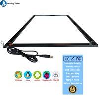 Kit de Marco Táctil Infrarrojo de 43 Pulgadas con Interfaz USB para Pantallas de 32'' a 98'' - Kit Táctil para Uso Comercial de 42 Pulgadas