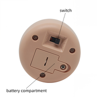 Veilleuse de poussin mignon | Mini lampe d'ambiance à LED | Lampe de chevet à piles avec interrupteur tactile pour chambre d'enfant et de bébé