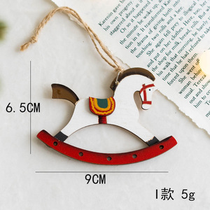 Joyeux Noël 3D Étoile En Bois Suspendus Décoration En Plein Air Arbre De Noël Noël Nouvel An Fête Décor Modèle En Forme De Sacs - Product Image 5