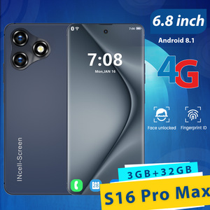 Bán Hot New điện thoại di động S16 Pro max 4 gam màu xanh răng 3GB + 32GB điện thoại di động Android 8.1 GPS navigation 6.8inch màn hình lớn - Product Image 4