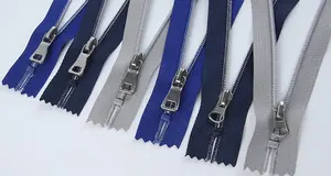 Wholesale Factory Custom 3# Nylon Zipper Colorful Tape Close End High Quality