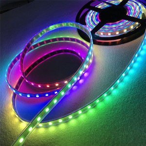 12 В постоянного тока 60 светодиодов SMD 5050 RGB Программируемый пиксельный контроль цветная программируемая 12 В SK6813 Светодиодная лента - Product Image 2