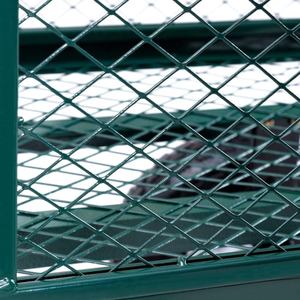 Nouveau chariot utilitaire de brouette de chariot de jardin vert en métal de maille résistante - Product Image 5