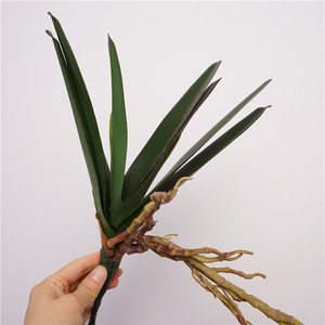 Feuilles d'<span class=keywords><strong>orchidée</strong></span> artificielles en latex de haute qualité, aspect réaliste, pour la décoration murale de Noël, de mariages et de la maison (vente en gros) - Product Image 3