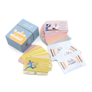 Fábrica personalizada OEM niños alfabeto letra juegos tarjeta aprendizaje impresión tarjetas Flash personalizado beber juego de cartas - Product Image 5
