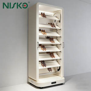 ตู้เก็บรองเท้าอัจฉริยะ Nisko Smart Remote หมุนได้ 360 องศา ดีไซน์ทันสมัยสำหรับบ้าน - Product Image 3