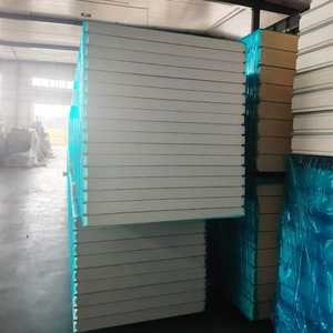 แผ่นผนังแซนวิชเค<span class=keywords><strong>ล</strong></span>ือบ <span class=keywords><strong>PE</strong></span> สีเห<span class=keywords><strong>ล</strong></span>็ก 0.45 มม. ขนาด 1120 มม. พร้อมฉนวน PUR PIR หนา 120 มม. - Product Image 3