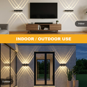 Nuevo Diseño 3000K/4000K/6500K AC100-265V 4W IP65 Lámparas de Exterior Modernas LED de Pared - Product Image 5